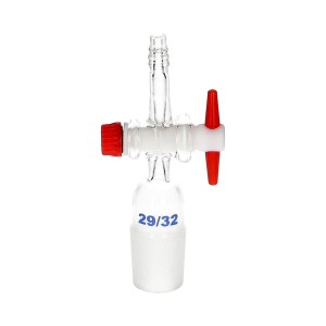 Nasadka kran teflonowy z końcówką prostą szlif 29/32