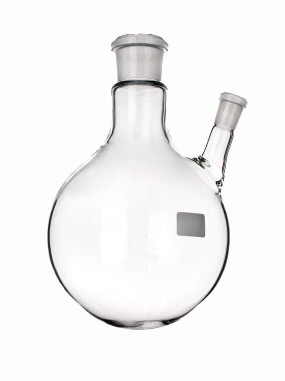 Kolba okrągłodenna 50 ml dwuszyjna 29/32 i 14/23 skośna