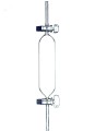 Biureta do gazu 100 ml z kranem szklanym
