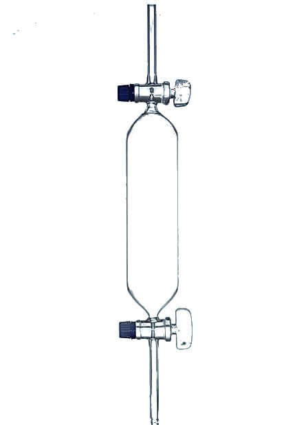 Biureta do gazu 1000 ml z kranem szklanym