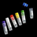 CryoKING krioprobówki 2 ml z białą nakrętką z uszczelką i kodem kreskowym 25 szt.