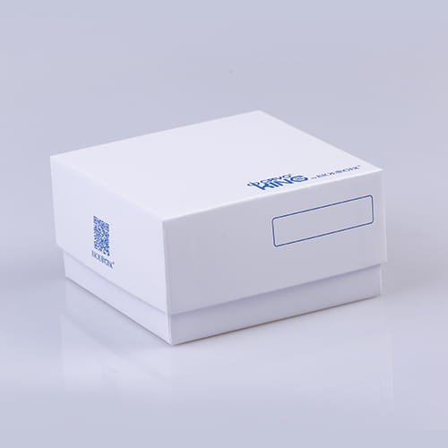 Pudełko kartonowe na probówki 100 miejsc 133x133x76 mm