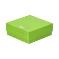 Pudełko kartonowe na probówki 100 miejsc, h 53 mm, zielone - CryoKING