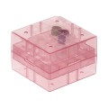 Pudełko PP na probówki 25 miejsc, h 52 mm, czerwone - CryoKING