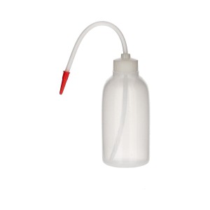 Tryskawka plastikowa LDPE 250 ml z czerwoną końcówką