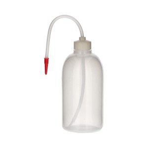 Tryskawka plastikowa LDPE 500 ml z czerwoną końcówką