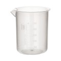 Zlewka plastikowa PP 250 ml skala tłoczona BIOSPACE