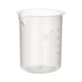 Zlewka plastikowa PP 250 ml skala tłoczona BIOSPACE