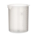 Zlewka plastikowa PP 1000 ml skala tłoczona BIOSPACE