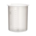 Zlewka plastikowa PP 1000 ml skala tłoczona BIOSPACE