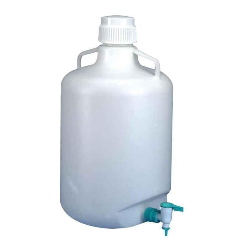 Butla na wodę destylowaną 10 000 ml niska z kranem