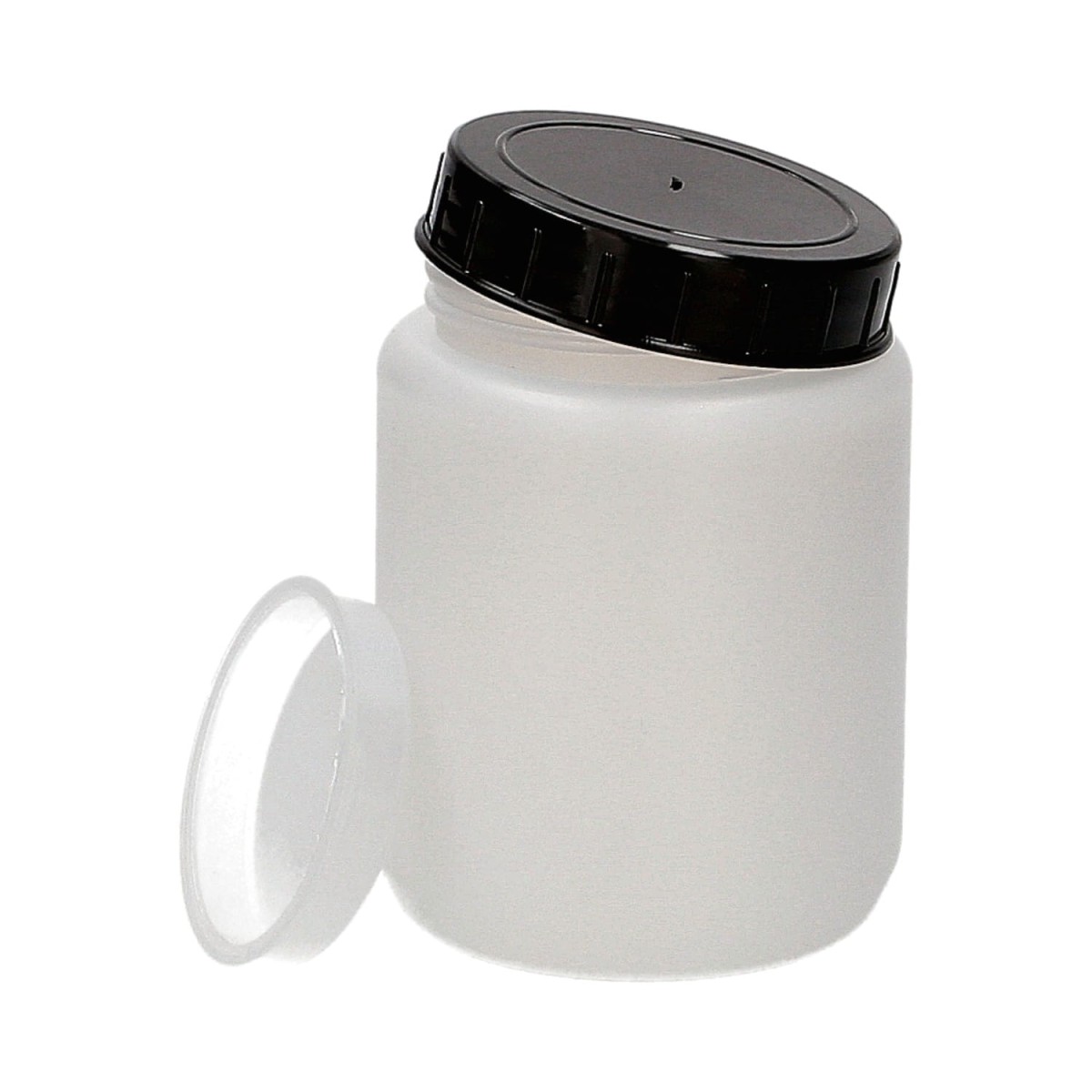 Pojemnik plastikowy HDPE 250 ml z przykrywką i nakrętką Kartell