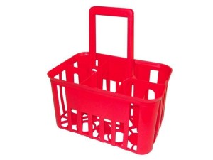 Koszyk HDPE na butelki 6 miejscowy