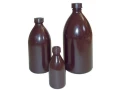 Butelka LDPE 1000 ml z nakrętką GL 28 brązowa