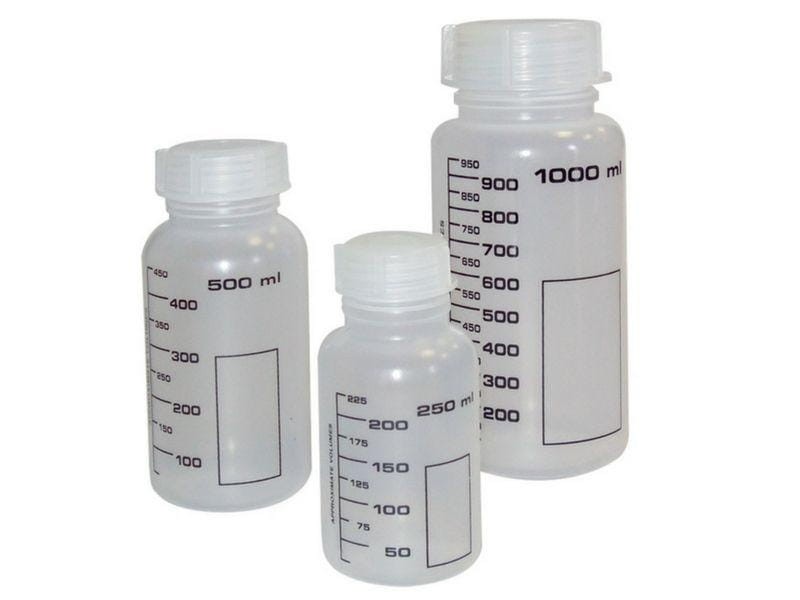 Butelka PP 250 ml ze skalą GL 40