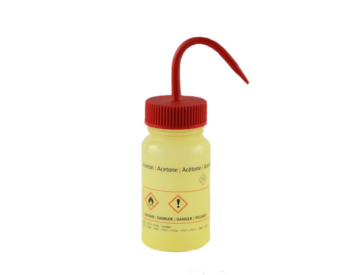 Tryskawka LDPE 500 ml z nadrukiem ACETON szeroka szyja