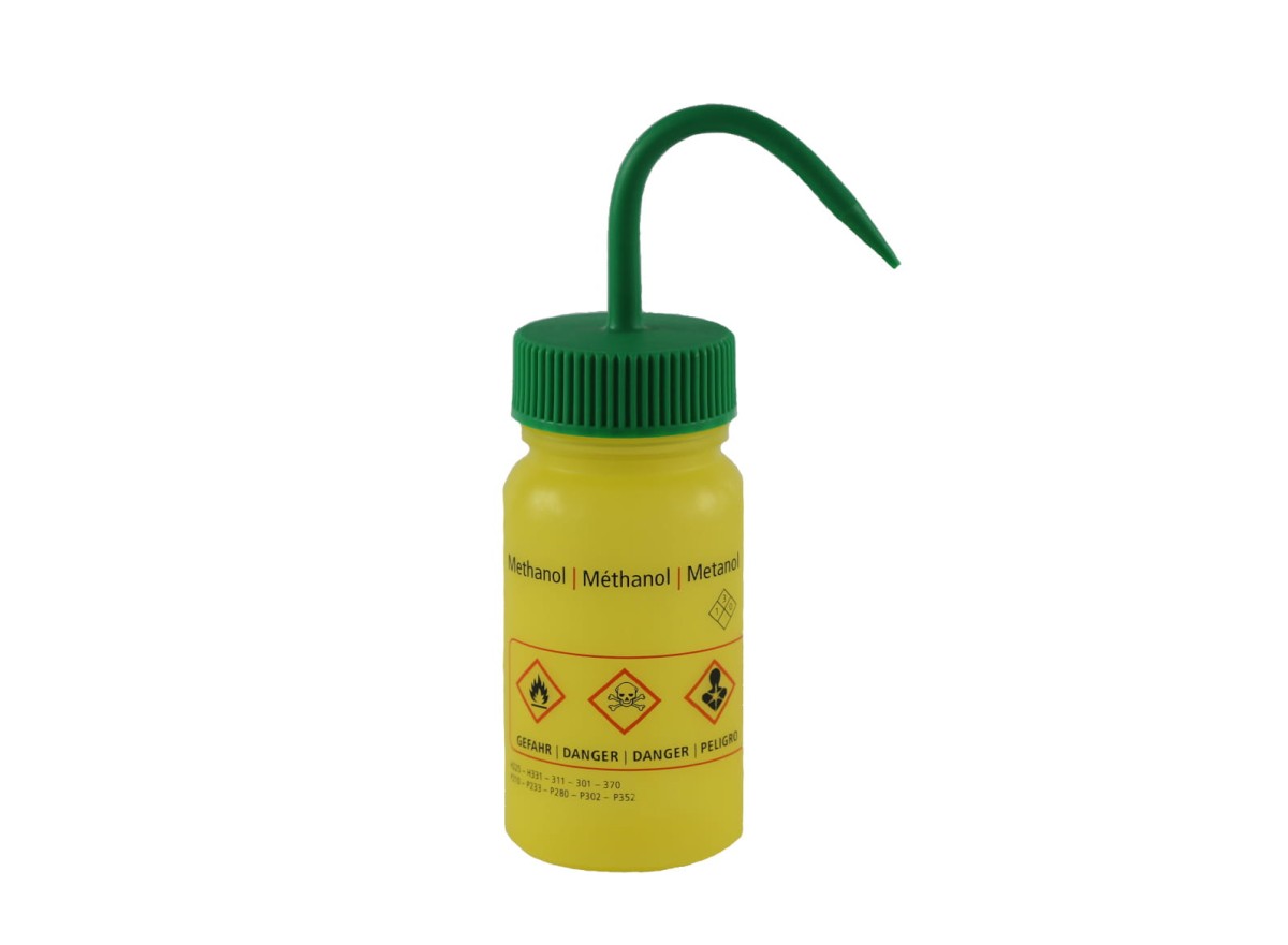 Tryskawka LDPE 500 ml z nadrukiem METANOL szeroka szyja