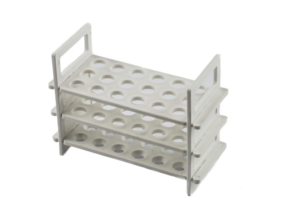 Statyw na probówki 3-półkowy fi 13 mm 31 miejsc