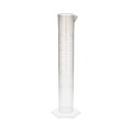 Cylinder miarowy plastikowy PP 1000 ml skala tłoczona - BIOSPACE