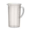 Zlewka plastikowa PP 1000 ml z uchem skala tłoczona BIOSPACE