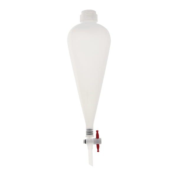 Rozdzielacz stożkowy PP 250 ml