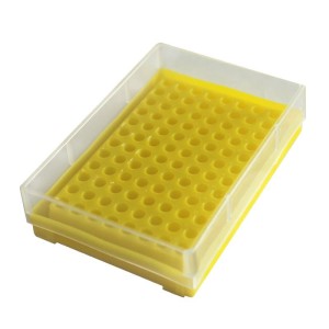 Pudełko PP na probówki PCR 0,2 ml 96 miejsc