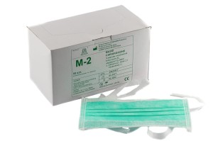 Maski chirurgiczne z trokami 50 szt. białe