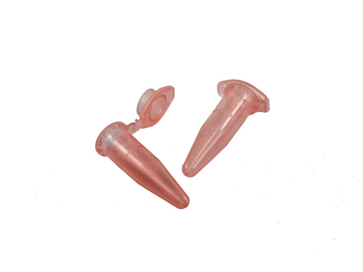 Probówki typu Eppendorf 1,5 ml czerwone 100 szt
