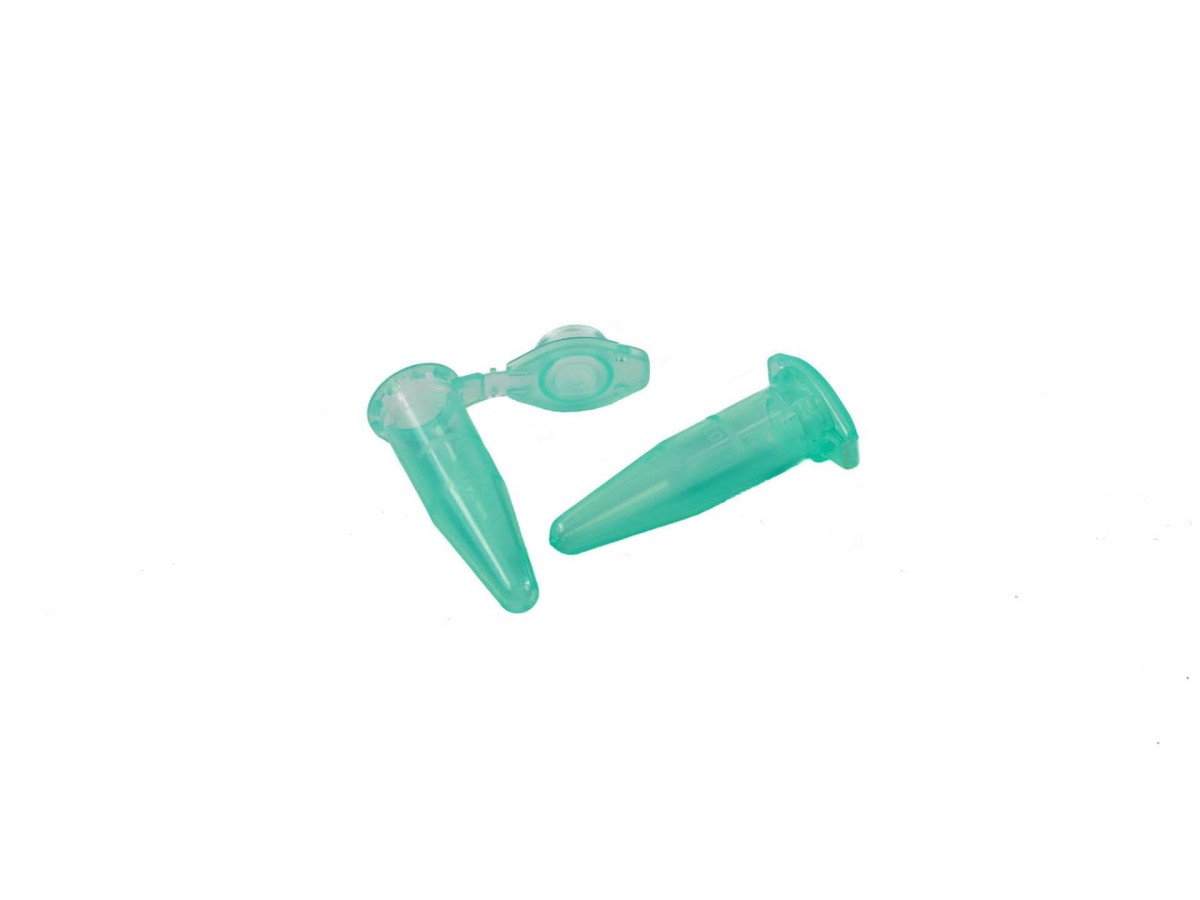 Probówki typu Eppendorf 1,5 ml zielone 50 szt