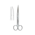 Nożyczki standardowe ostro-ostre zagięte 18,5 cm