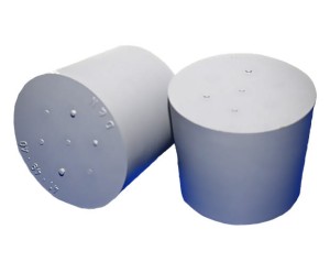 Korek gumowy fi 44/36 mm, h 40 mm szary