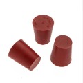 Korek gumowy fi 18/14 mm, h 20 mm czerwony