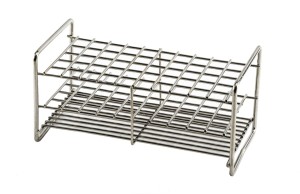 Statyw na probówki fi 16 mm 24 miejsc (3x8) stal nierdzewna