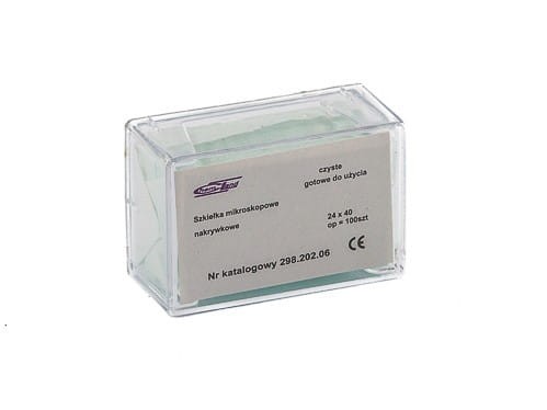 Szkiełka mikroskopowe nakrywkowe 24x40 mm 100 szt.