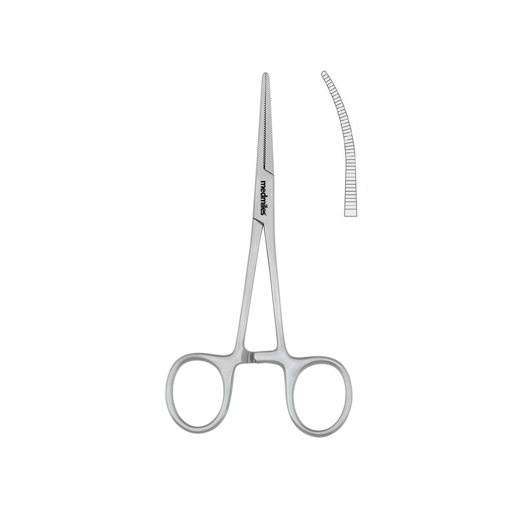 Kleszczyki naczyniowe zagięte Pean 16 cm