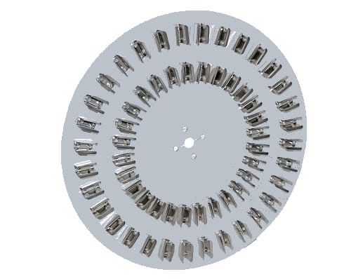 Tarcza metalowa 60 x 1,5 ml do mieszadła promieniowego
