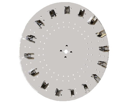 Tarcza metalowa 16 x 15 ml do mieszadła promieniowego