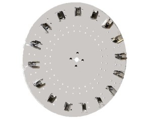 Tarcza metalowa 16 x 15 ml do mieszadła promieniowego