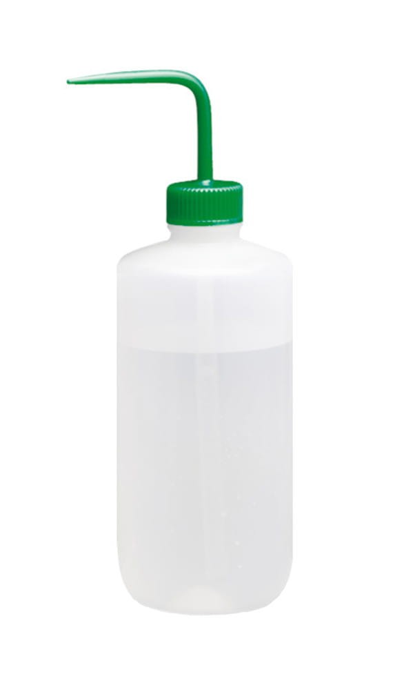 Tryskawka LDPE 250 ml wąska szyja z zieloną nasadką