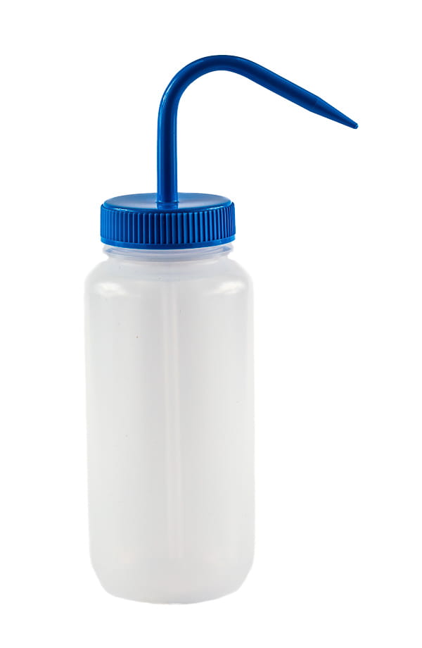Tryskawka LDPE 1000 ml szeroka szyja z niebieską nasadką