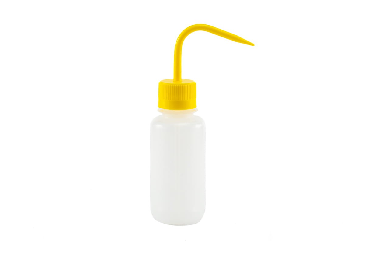 Tryskawka LDPE 1000 ml szeroka szyja z żółtą nasadką