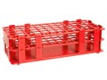 Statyw na probówki 21 miejsc fi 30 mm (3x7) czerwony
