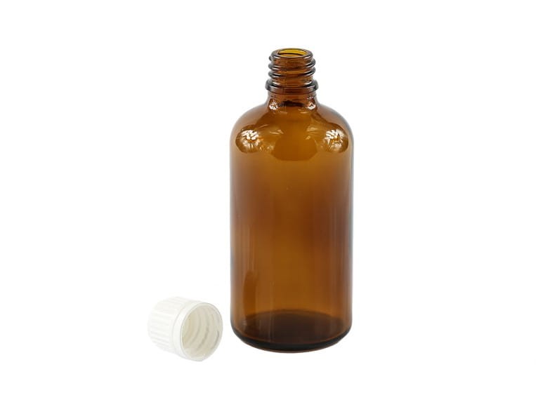 Butelka farmaceutyczna 50 ml z nakrętką GL18