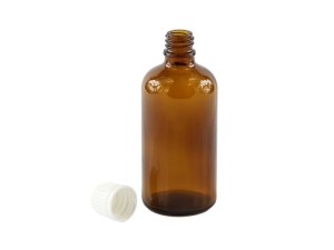 Butelka farmaceutyczna 50 ml z nakrętką GL18