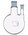 Kolba okrągłodenna 100 ml dwuszyjna 19/26 i 14/23 prosta