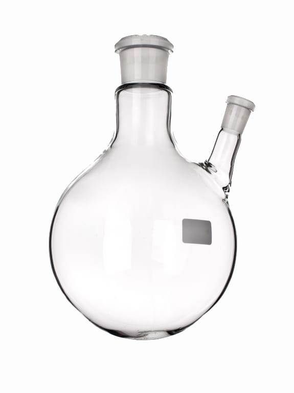 Kolba okrągłodenna 500 ml dwuszyjna 29/32 i 14/23 skośna