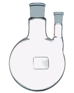 Kolba okrągłodenna 2000 ml dwuszyjna 29/32 i 14/23 prosta