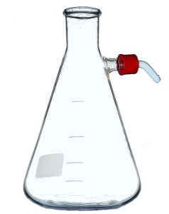 Kolba próżniowa 5000 ml z króćcem PP