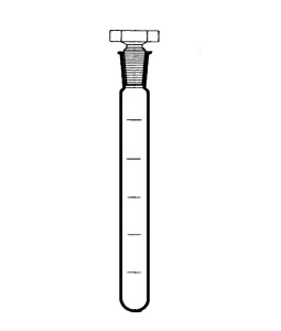 Probówka Egertza 10 ml z korkiem, 202-10