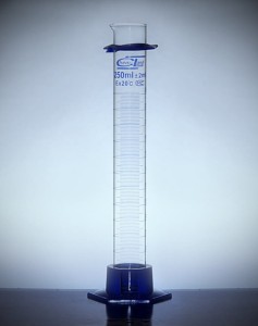 Cylinder miarowy szklany 2000 ml stopa PP Chemland